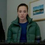 Kim’s green puffer jacket on Chicago PD