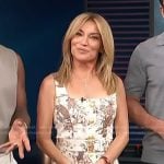 Kit’s animal print belted dress on Access Hollywood