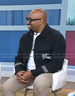 Kwame Alexander’s black jacket on Today