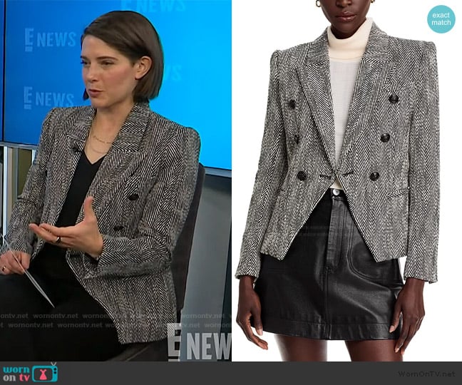 L'Agence Marie Blazer worn by Daryn Carp on E! News