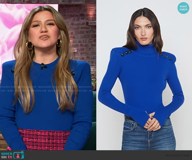 L'Agence Reeves Sweater worn by Kelly Clarkson on The Kelly Clarkson Show