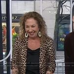 Laurie Schacht’s leopard blazer on Today