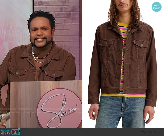 Jawn’s brown denim jacket on Sherri