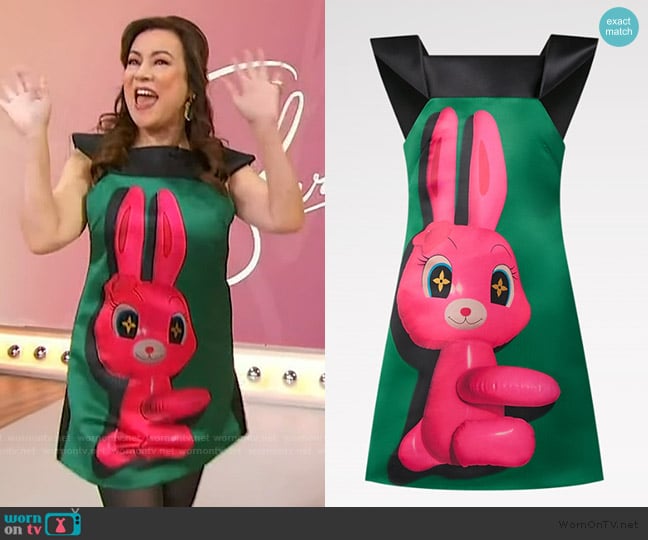 Louis Vuitton Shoulder Insert Rabbit Dress worn by Jennifer Tilly on Sherri