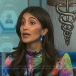 Dr. Lucky Sekhon’s floral top on NBC News Daily