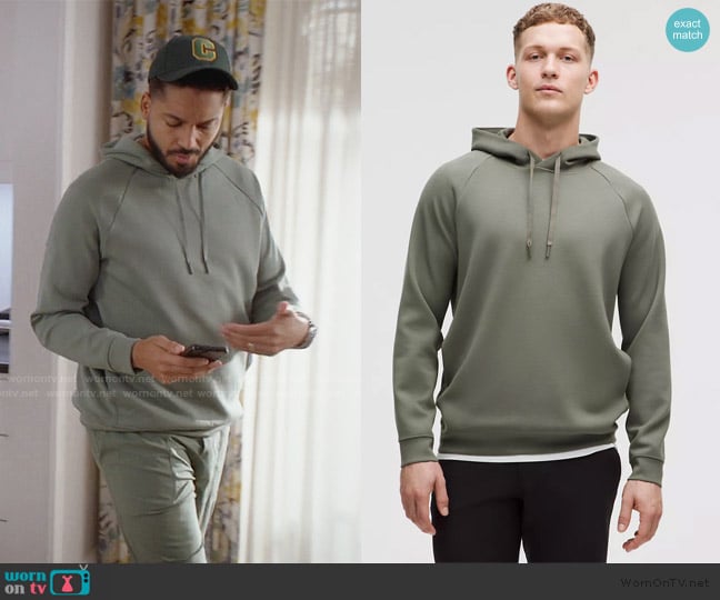 Lululemon Smooth Spacer Classic-Fit Pullover Hoodie worn by Jordan Baker (Michael Evans Behling) on All American