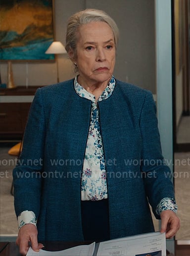 Madeline’s blue topper jacket on Matlock