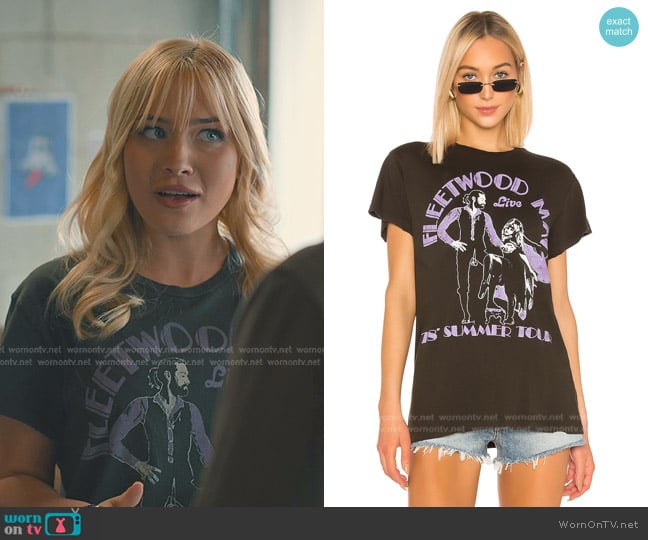 Madeworn Fleetwood Mac '78 Summer Tour Tee worn by Olivia (Tommi Rose) on Sweet Magnolias