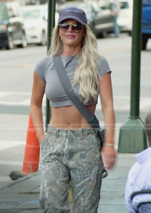 Madison's camo print pants on Southern Charm