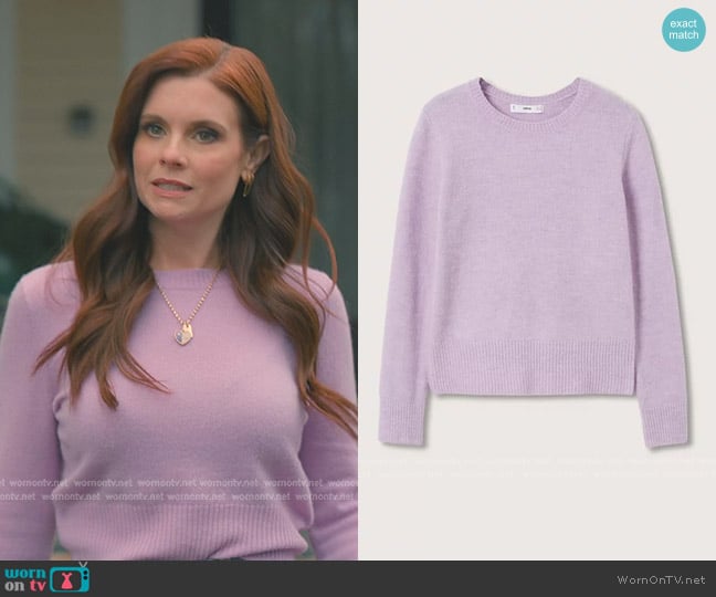 Mango Fine-Knit Sweater worn by Maddie Townsend (JoAnna Garcia Swisher) on Sweet Magnolias