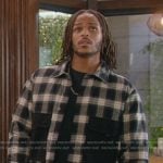 Marqui’s check print jacket on All American