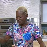 Mawa McQueen’s floral embroidered dress on Today