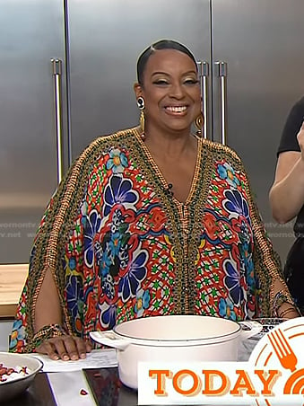 Melba Wilson's floral kaftan on Today