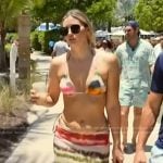 Molly’s tie dye bikini set on Southern Charm