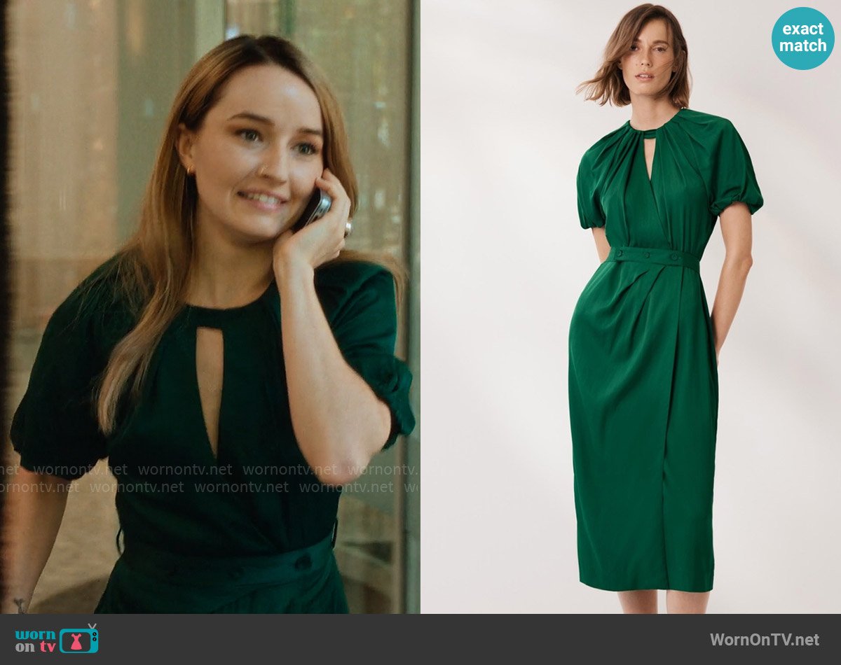 Morrison Waverley Midi Dress worn by Belle Gibson (Kaitlyn Dever) on Apple Cider Vinegar