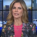 Natalie Morales’ floral blazer on CBS Mornings