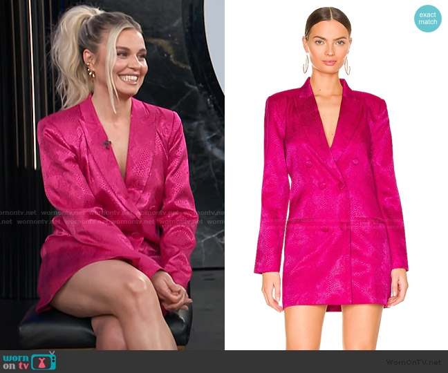 NBD Terra Blazer Dress worn by Tanya Rad on E! News