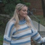 Noreen’s stripe knit sweater on Sweet Magnolias