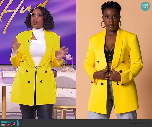 Olarsgrace CB Detailed Blazer worn by Jennifer Hudson on The Jennifer Hudson Show