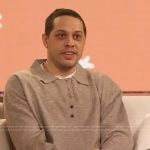 Pete Davidson’s henley sweater on The Drew Barrymore Show