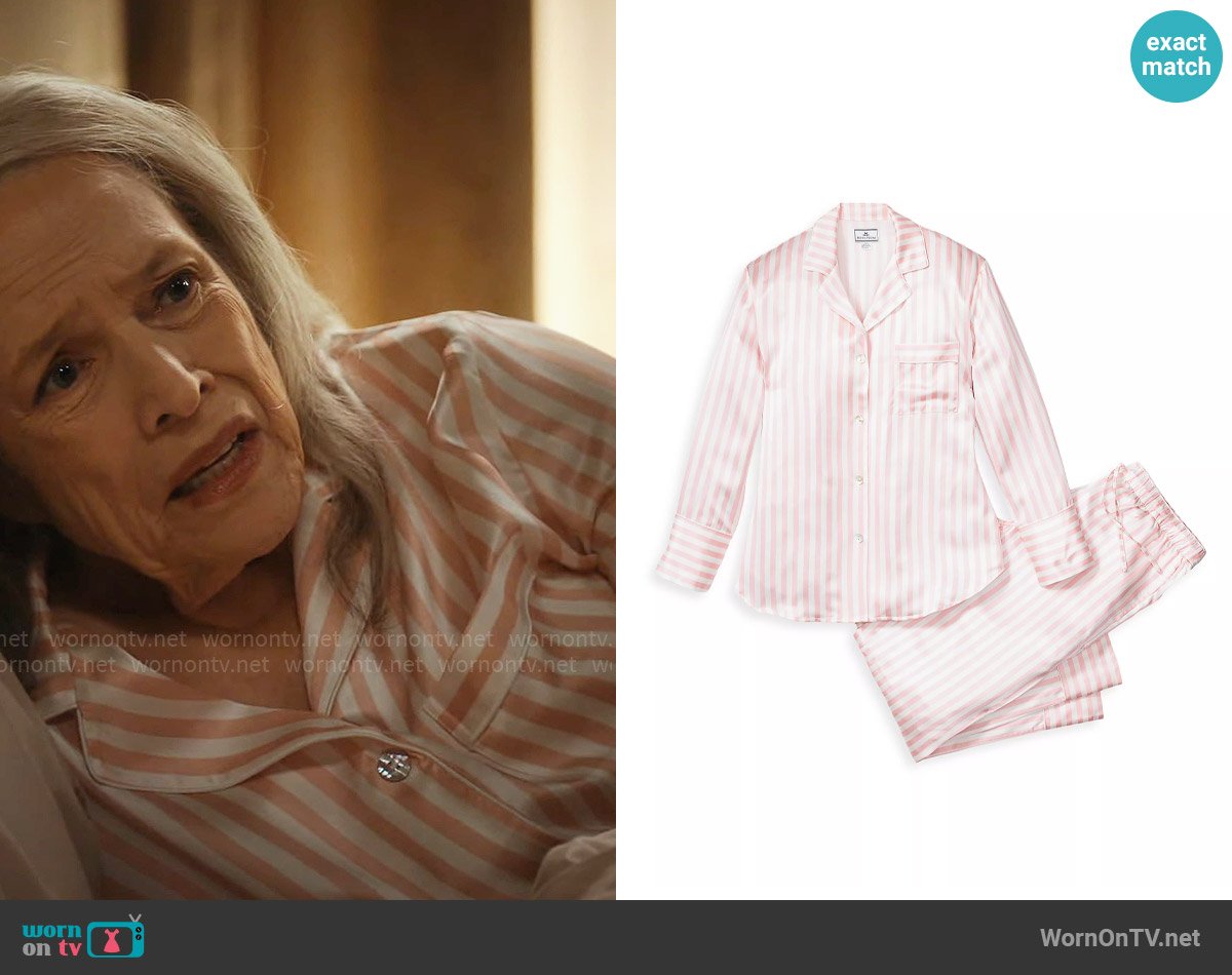 Madeline’s pink striped pajamas on Matlock