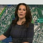 Heather’s grey plaid dress on Good Morning America