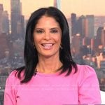 Darlene’s pink puff sleeve sweater on Today