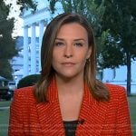 Mary’s red tweed blazer on Good Morning America