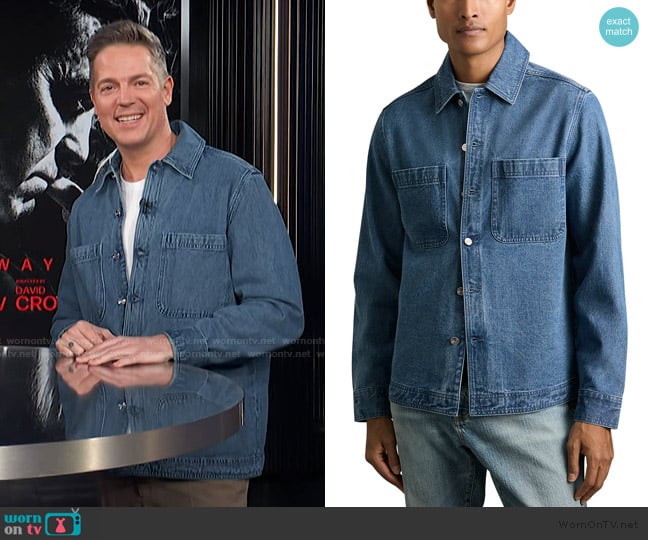 Jason’s denim jacket on on E! News