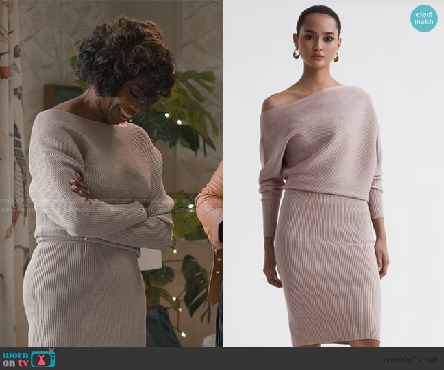 Reiss Lara Dress worn by Helen Decatur (Heather Headley) on Sweet Magnolias