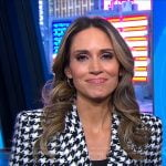 Rhiannon’s houndstooth blazer on Good Morning America