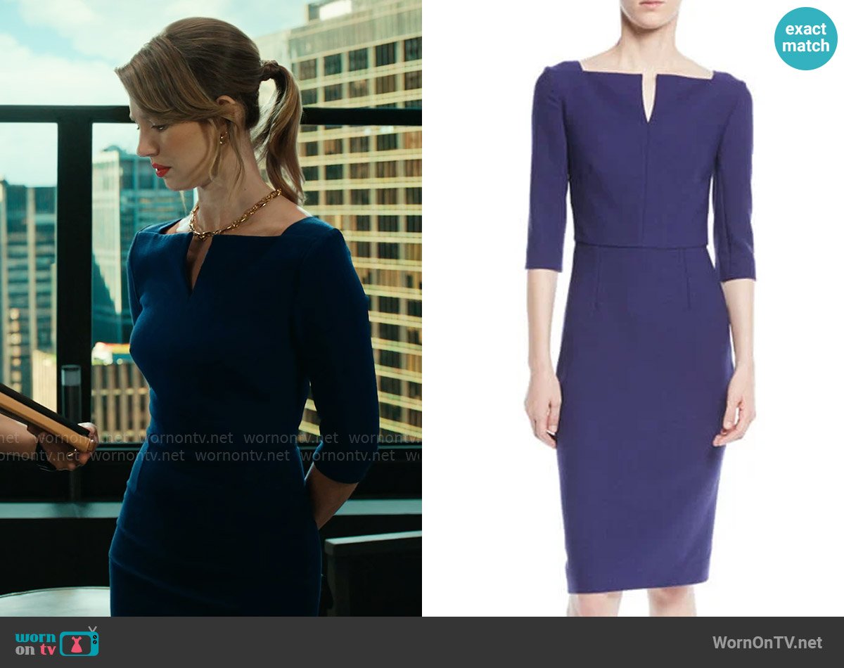 Roland Mouret Etty Dress worn by Shae Banfield (Yael Grobglas) on Matlock