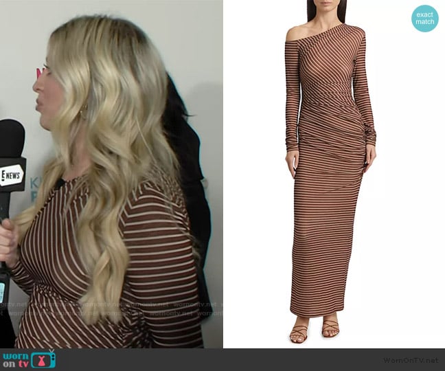 Ronny Kobo Annamaria Dress worn by Ashley Bellman on E! News