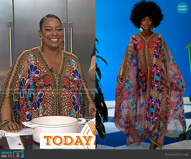 Sai Sankoh Morgana Goddess Kaftan worn by Melba Wilson on Today