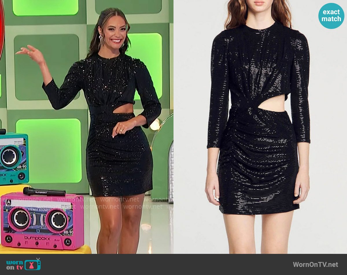 Sandro Saby Dress worn by Alexis Gaube on The Price is Right