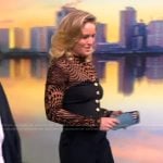 Sara’s star print mesh top and jumpsuit on The View