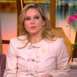 Sara’s bow embellished jacket on The View