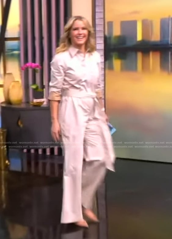 Sara's belted jumpsuit on The View