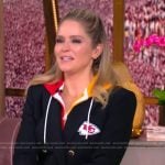 Sara’s black 49ers double breasted blazer on The View