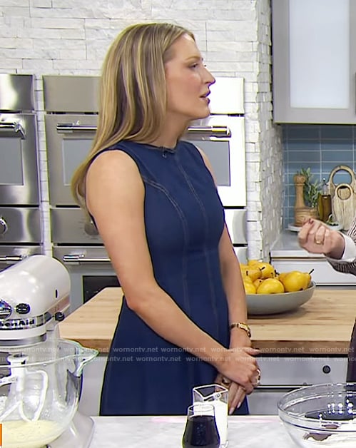 Sarah Fennel’s sleeveless denim dress on Today