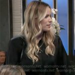 Sasha’s black shirtdress on General Hospital