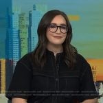 Savannah’s black utility jumpsuit on NBC News Daily