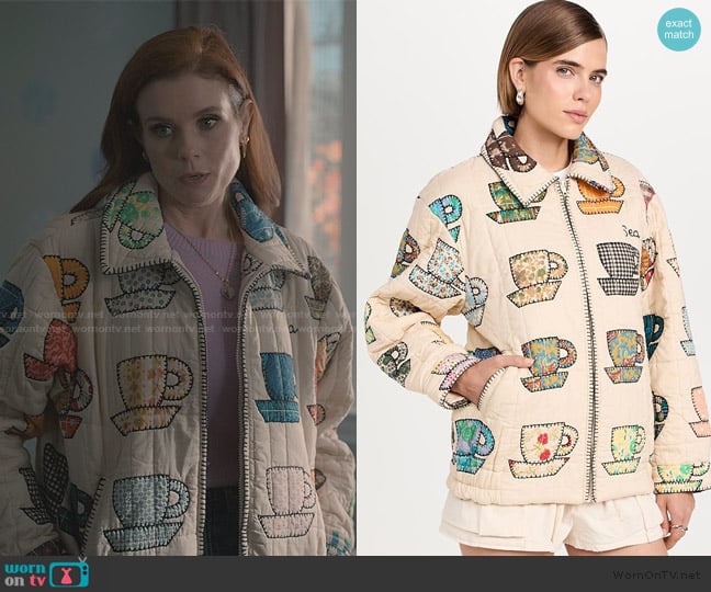 Sea Karmen Tea Cup Jacket worn by Maddie Townsend (JoAnna Garcia Swisher) on Sweet Magnolias