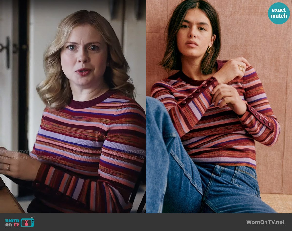 Sezane Clovis Jumper worn by Sam (Rose McIver) on Ghosts