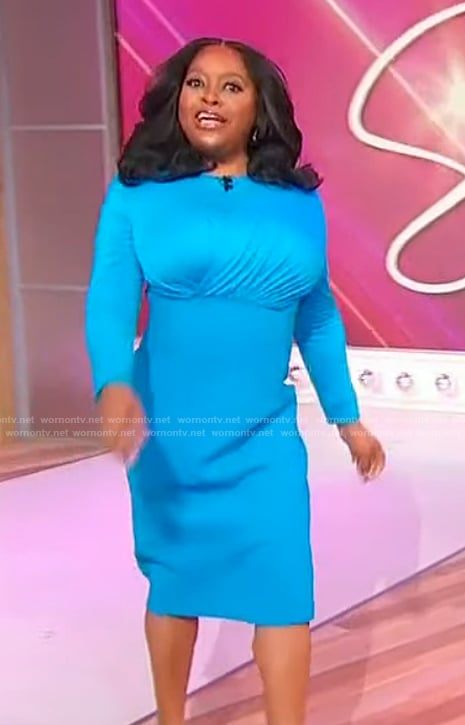 Sherri’s blue long sleeve dress on Sherri