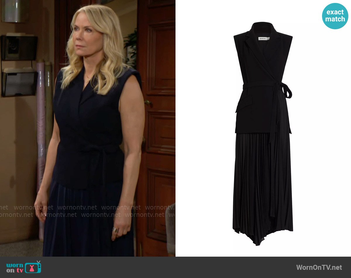 Simkhai Helena Dress worn by Brooke Logan (Katherine Kelly Lang) on The Bold and the Beautiful