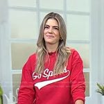 Siri Daly’s red Go Sports sweatshirt on Today