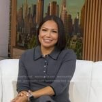 Stephanie’s grey polo dress on Good Morning America