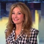 Susan Lucci’s houndstooth tweed blazer on The View