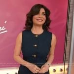 Tamsen Fadal’s denim vest and jeans on Sherri